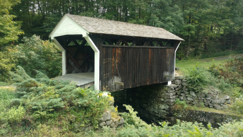 It's Just A Hop, Skip And A Jump Over The Prentiss Bridge, The Shortest In New Hampshire