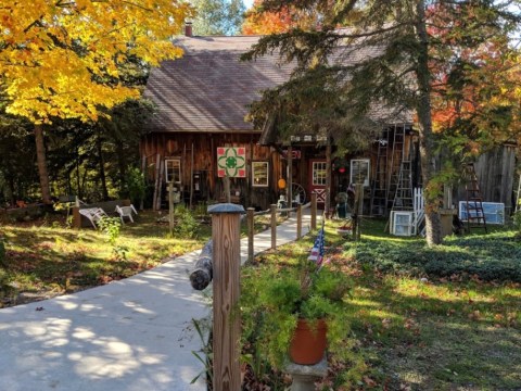 Old Barn Antiques In Michigan Is A Charming Antique Shop Housed In A Rustic Barn