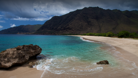 The Magnificent Makua Beach Is One Of Hawaii's Most Undeveloped And Secluded Stretches of Sand