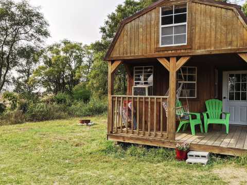 Get Away From The City And Find Yourself At This Tiny Rustic Cabin In Nebraska