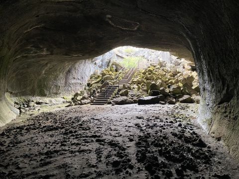 Descend Into Pitch Black Darkness When You Take On The Subway Cave Trail In Northern California