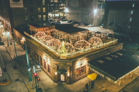 When The Weather Outside Is Frightful, Head To Café Benelux In Wisconsin For Some Igloo Dining   