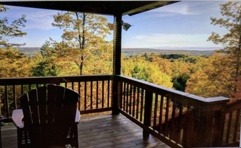 You'll Have A Front Row View Of A Wisconsin Valley In This Cozy Cabin