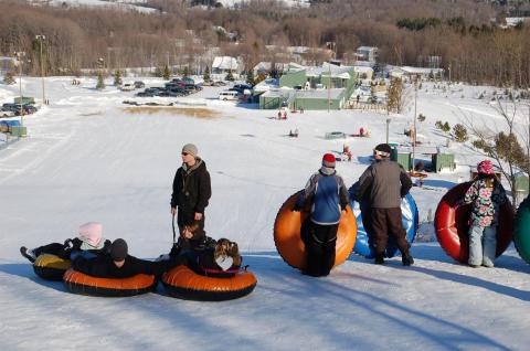 The Largest Snow Tubing Space In Michigan Is At Timberlee Hills And It's A Must-Visit For Winter Fun