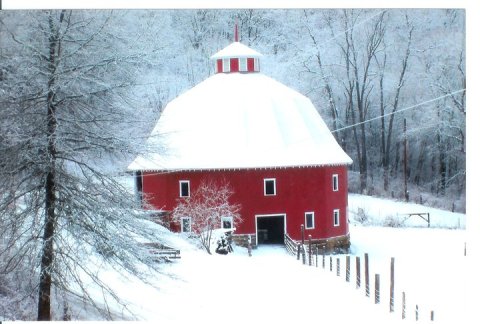 One Of Only Three 16-Sided Barns In The U.S. Is Right Here In Ohio