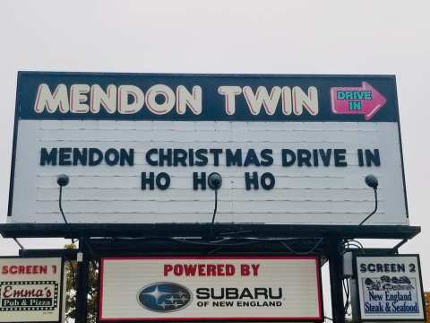 Cozy Up To A Holiday Movie At Mendon Twin Drive-In This Season In Massachusetts