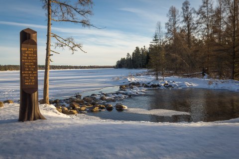 Perfect Peace And Quiet Await Visitors To Minnesota's Snow-Covered Itasca State Park This Winter