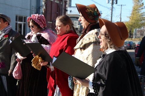 Stroll Along This Missouri Main Street For The Annual Dickens' Christmas Living Windows Celebration