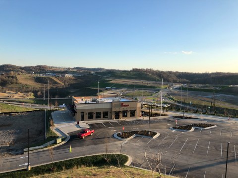 For A Quick Meal With An Amazing View, Visit The University Town Center Chick-fil-A In Morgantown, West Virginia