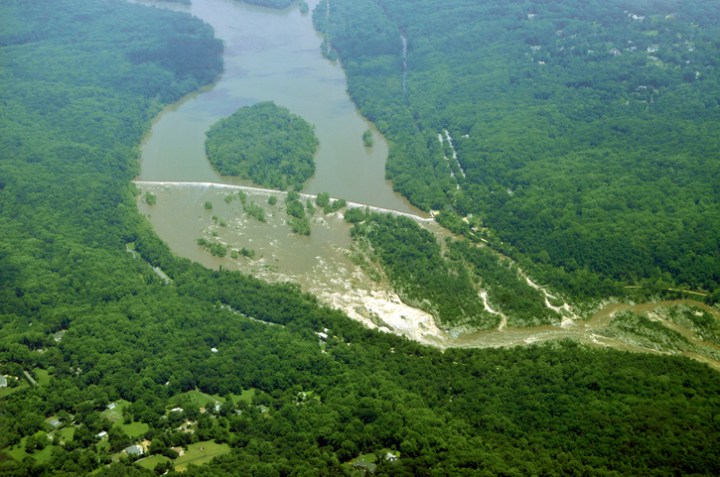 Great Falls Birds Eye View Virginia