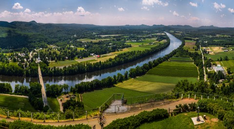 The Mighty Connecticut River Is Massachusetts' Longest, Traveling 410 Miles To The Sea