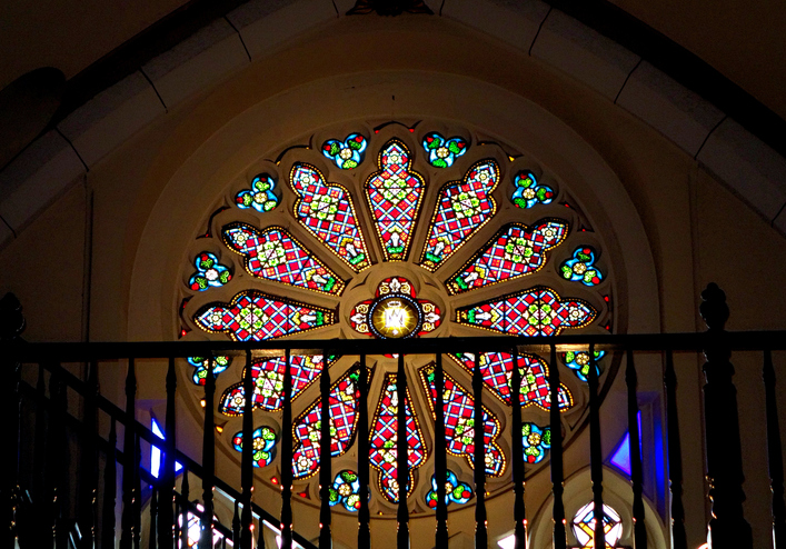 Loretto Chapel Rose Window NM