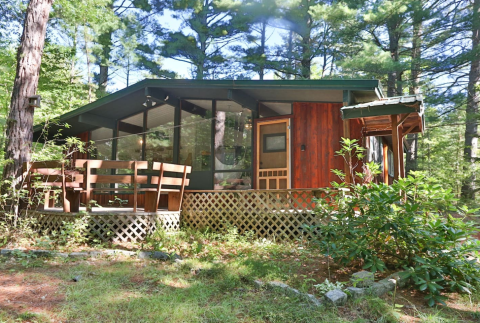 This Mountain Cabin In New Hampshire Is A Quiet Getaway All Four Seasons Of The Year