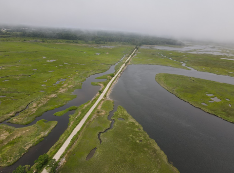 Feel Like You're Walking On Water When You Explore The Scarborough Eastern Trail In Maine