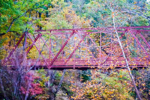 The Magnificent Bridge Trail In Indiana That Will Lead You To An Astounding Overlook