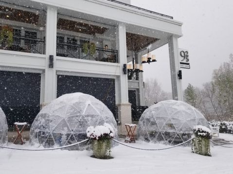 Dine Inside A Heated Igloo When You Visit Ninetwentyfive In Wayzata, Minnesota This Winter