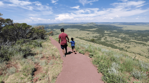 New Mexico's Capulin Volcano Is One Of The Best Hiking Summits For Viewing Multiple States