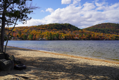 Clear Your Head And Embrace The Season At The Spring-Fed Newfound Lake, The Cleanest Lake In New Hampshire