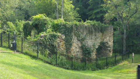 Hike To The Abandoned Ruins Of A 1920s Dam On The Greenway Trail In North Carolina