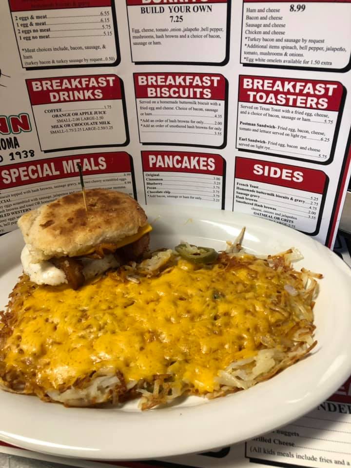 Hamburger Inn Cheese Biscuit Oklahoma