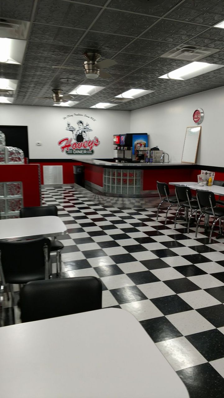 Hovey's Diner Interior Illinois