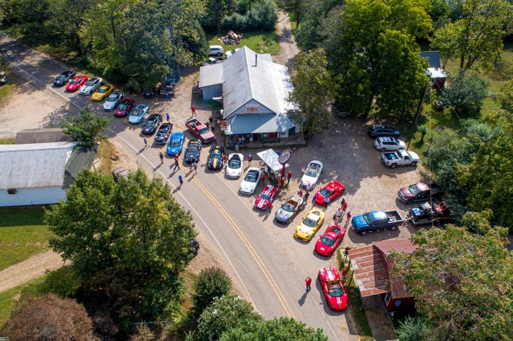 Oark General Store Aerial View Arkansas