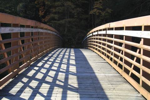 Crossing An Entire Lake, This Unique Footbridge In West Virginia Is Straight Out Of A Fairy Tale