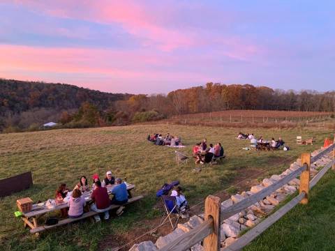 Sip Mulled Wine By The Fire At Aquila's Nest Vineyards In Connecticut