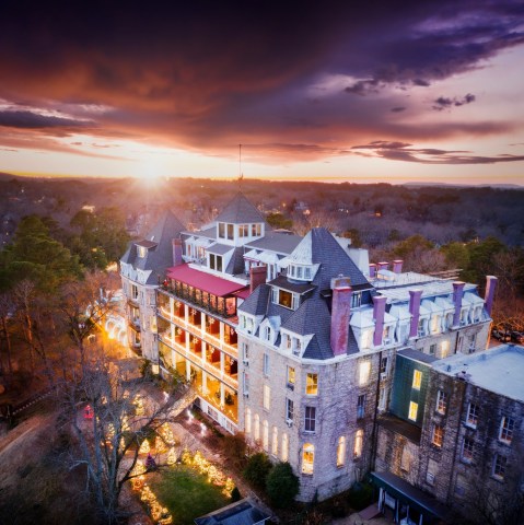 The Crescent Hotel In Arkansas Gets All Decked Out For Christmas Each Year