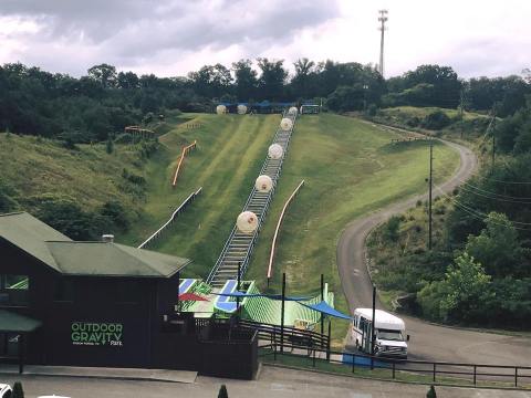 The Outdoor Gravity Park In Tennessee Is The Only Zorbing Destination In The Country, And You Need To Try It Out