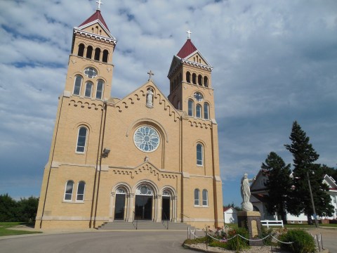 St. Bonaventure Church Is A Pretty Place Of Worship In Nebraska