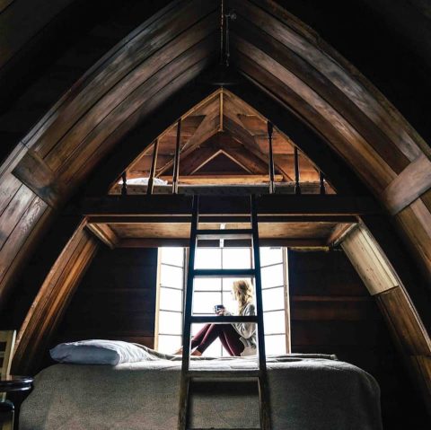 Spend The Holidays In This Rustic And Unique Beachfront Cabin In Alaska