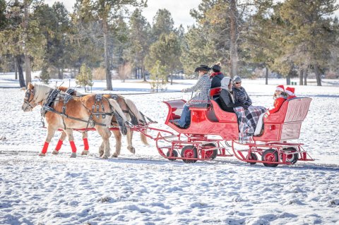 See The Charming Community Of Sunriver In Oregon Like Never Before On This Delightful Sleigh Ride