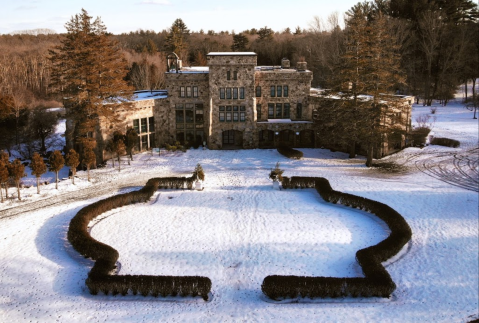 Discover The Incredible Old Mansion Tucked Away In The Historic Borderland State Park In Massachusetts