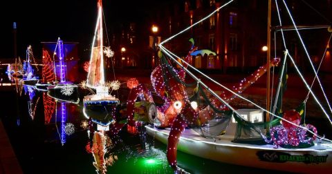 This Holiday Boat Display In Maryland Is Better Than Ever For 2023