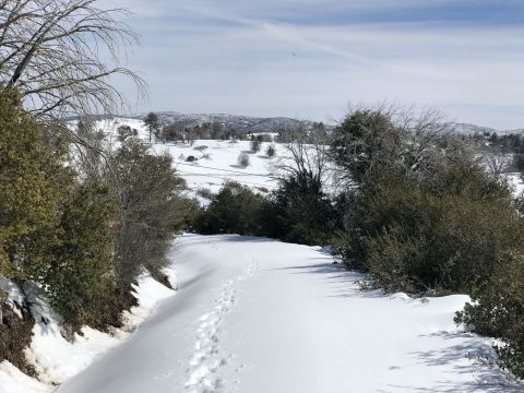 The Middle Peak Loop Trail In Southern California That Is A Winter Wonderland This Time Of Year