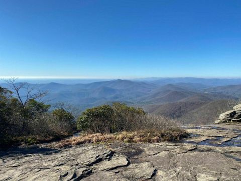 Take In The Most Impressive Mountaintop Views From The Top Of Blood Mountain In Georgia