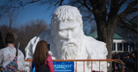 Seeing The Massive Snow Sculptures In The Small Town Of Lake Geneva, Wisconsin Will Be Your Favorite Winter Memory