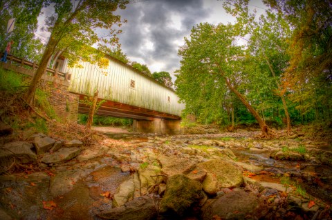 The Longest Covered Bridge In New Jersey, Green Sergeant's Bridge, Is 84 Feet Long