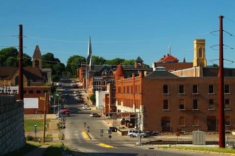 Back In The Day, Burlington In Iowa Was An Important Railroad Town