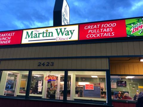 Enjoy All-Day Breakfast At Martin Way Diner, A Neighborhood Gem In Washington