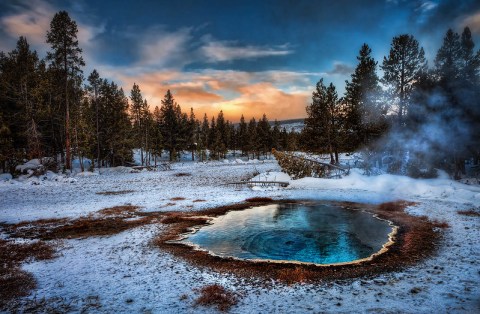 More Than 10,000 Hydrothermal Natural Wonders Grace The Wyoming Landscape In Yellowstone National Park