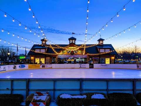 The Outdoor Ice Rink At Riley Park In Michigan Will Add A Dash Of Magic To Your Winter