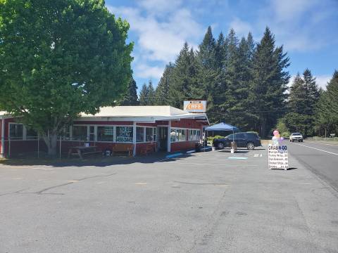 Teeny-Tiny On The Outside, Hiouchi Cafe In Northern California Is Famous For Generous Portions Of Homestyle Food