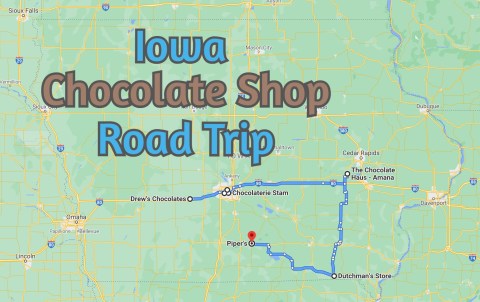 The Sweetest Road Trip in Iowa Takes You To 7 Old School Chocolate Shops