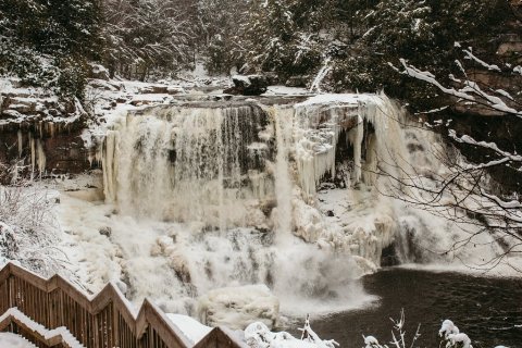 Transformed By Winter Snow And Ice, These 7 West Virginia Waterfalls Are Still As Beautiful As Ever