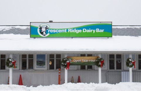 Crescent Ridge Dairy In Massachusetts Has Frozen Pudding Ice Cream That's Made From A 50-Year-Old Recipe