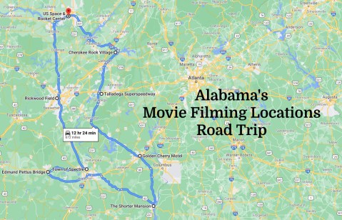 Take This Road Trip To See Some Of The Most Famous Film Locations In Alabama