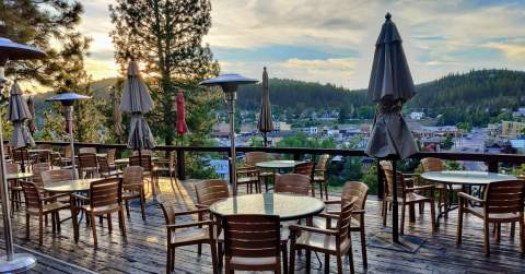 Perched Atop A Hill, The Cottonwood Restaurant In Northern California Boasts Views As Good As The Food