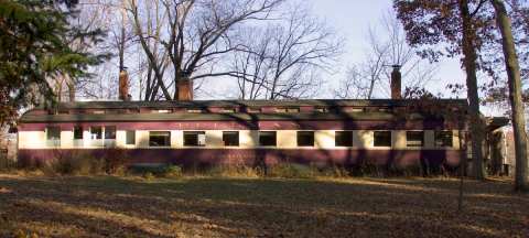 Spend The Night In A Historic Train Car Overlooking A Creek In Illinois